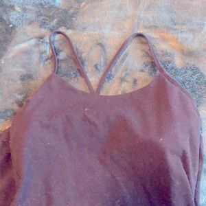 Black Lulu Workout Tank